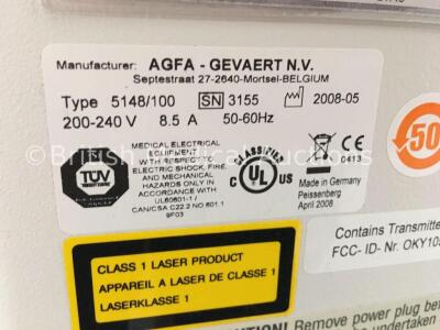 AGFA CR 85-X Digitizer Type 5148/100 (No Power) * Mfd 2008 * - 3