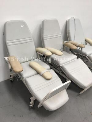 3 x Digiterm Ltd Comfort-4 Dialysis Chairs with Controllers - 3