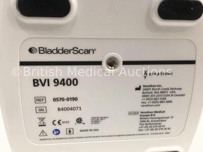 Verathon BladderScan BVI 9400 on Stand with 1 x Transducer/Probe Ref 0570-0351 (Unable To Test Due to No Battery) - 4