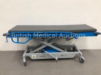 Wardray Premise MR 5501 MRI Conditional Hydraulic Trolley with Mattress (Hydraulics Tested Working)