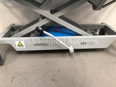 Wardray Premise MR 5501 MRI Conditional Hydraulic Trolley with Mattress (Hydraulics Tested Working) - 3