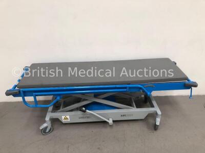 Wardray Premise MR 5501 MRI Conditional Hydraulic Trolley with Mattress (Hydraulics Tested Working) - 2