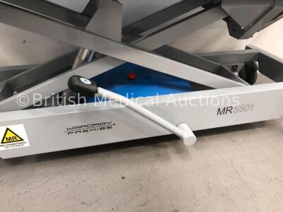 Wardray Premise MR 5501 MRI Conditional Hydraulic Trolley with Mattress (Hydraulics Tested Working) - 3