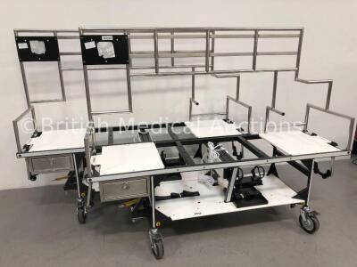 2 x Ferno ITU Trolleys * In Excellent Condition * - 2
