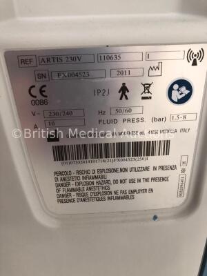 Gambro Artis Dialysis Machine Running Hours 020198 (Powers Up) * Mfd 2011 * - 3