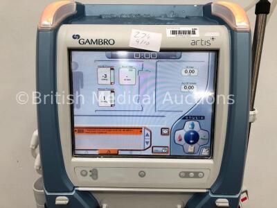 Gambro Artis Dialysis Machine Running Hours 020198 (Powers Up) * Mfd 2011 * - 4