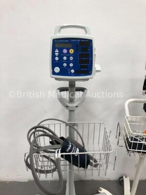 Job Lot of Patient Monitors Including 2 x Criticare 506DXNT/506DXN with Power Supplies, 2 x BP Hoses and 2 x SpO2 Finger Sensors, 1 x Welch Allyn 53N0 - 2