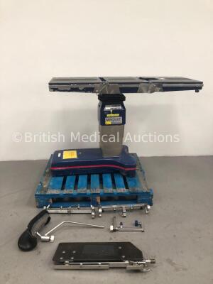 Maquet Alphastar Plus Electric Operating Table Model 1132.03A3 with Attachments/Accessories (No Power) * Mfd 2001 * * On Pallet *