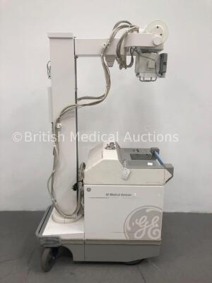 GE AMX 4 Plus - IEC Mobile X-Ray Model 2275938 with Control Hand Trigger and Key (Powers Up with Key-Key Included) * Mfd July 2007 *