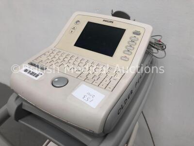 Philips PageWriter Trim II ECG Machine on Stand with 1 x 10-Lead ECG Lead (Powers Up) * SN US30609227 * - 3