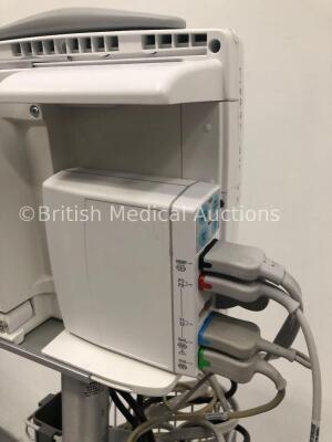 GE B30 Patient Monitor with 1 x E-PSMPW Patient Side Module with NIBP,P1,P2,T1,T2,SpO2 and ECG Options * Mfd 2014 *,1 x BP Hose, 1 x IBP Cable,1 x SpO - 6