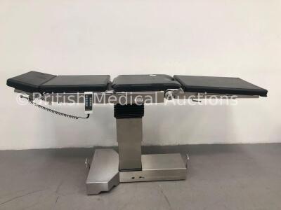 Maquet Electric Operating Table with Cushions and Controller * Complete * (Powers Up and Tested Working) * Asset No FS 0076521 *