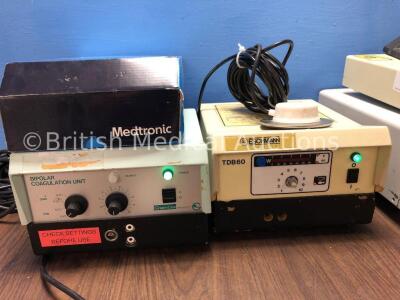 Mixed Lot Including 1 x Medtronic My Care Link, 1 x Green Line Bipolar COagulation Unit (Powers Up) 1 x Eschmann TDB60 Diathermy Unit (Powers Up with - 2