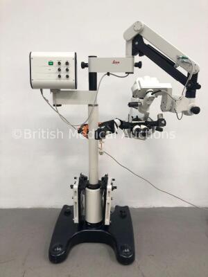 Leica M680 Triple Operated Surgical Microscope with Leica f=250mm Lens,3 x Binoculars,6 x Leica 10x/21 Eyepieces, Sony 3CCD ExwaveHAD Attachment and 2