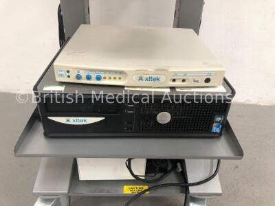 Xltek EEG System on Trolley with Monitor,Keyboard,Printer and Accessories (Hard Drive Removed) - 3