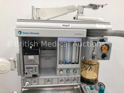 Datex-Ohmeda Aestiva/5 Anaesthesia Machine with Datex-Ohmeda Aestiva SmartVent Software Version 4.8,Datex-Ohmeda Isotec 5 Isoflurane Vaporizer,Oxygen - 3