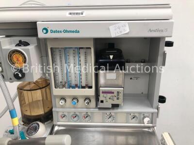 Datex-Ohmeda Aestiva/5 Anaesthesia Machine with Datex-Ohmeda Aestiva SmartVent Software Version 4.8,Datex-Ohmeda Isotec 5 Isoflurane Vaporizer,Oxygen - 3