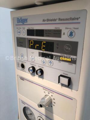 Drager Air-Shields Infant Resuscitaire Warmer with Mattress (Powers Up) * Asset No 1053144 * - 3