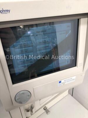 Zeiss Humphrey Field Analyzer Model 740i Rev 5.0 on Motorized Table with Printer (Powers Up) * SN 740I-9573 * - 2