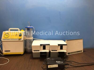 Mixed Lot Including 1 x SAM 12 Suction Unit with Cup (Powers Up) 2 x Soredex Digora Optime Speicherfoliensystem Speicherfolien Scanners with 2 x AC Po