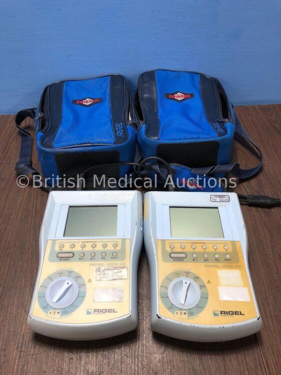 2 x Rigel Medical 266 Plus Electrical Safety Analyzers in Carry Bags (Both No Power when Tested) *S22-0435 / S22-0424*
