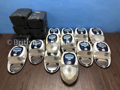 Mixed Lot of CPAPS Including 3 x Respironics REMStar Plus, 3 x Respironics REMstar C-Flex, 6 x ResMed Escape II S8 with H4i Humidifiers, 3 x ResMed Es