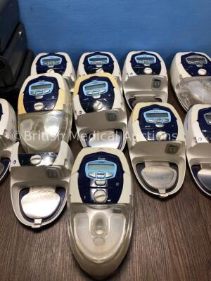 Mixed Lot of CPAPS Including 3 x Respironics REMStar Plus, 3 x Respironics REMstar C-Flex, 6 x ResMed Escape II S8 with H4i Humidifiers, 3 x ResMed Es - 4