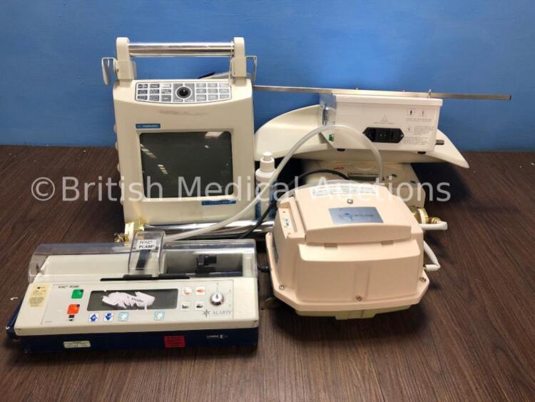 Mixed Lot Including Alaris IVAC PCAM Syringe Pump, 1 x Mediwatch Urosonic Scanner with Transducer, 1 x Seca Weighing Scales and 1 x Owlstone MEDO Comp