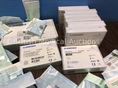 Job Lot of Synthes Screws and Plates (Out of Date) - 2