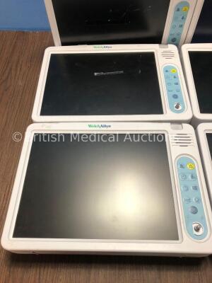 6 x Welch Allyn 1500 Patient Monitor Including EKG/ECG, NIBP, SpO2, CO2, IBP1, IBP2 and T1 Options (All Spares and Repairs) - 2