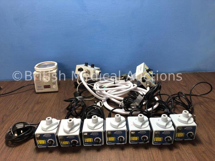 Mixed Lot Including 7 x Aerodyne Aerosol Heaters (All Power Up) 1 x Fisher & Paykel MR730 Respiratory Humidifier (Powers Up) 2 x Vital Signs Vital Flo