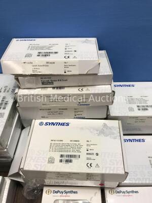 Large Quantity of Synthes Self Drills, Bone Screws, Clavicle Plates *All Unused in Packaging and In Date* - 5