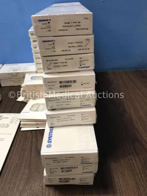 Large Quantity of Synthes Self Drills, Bone Screws, Clavicle Plates *All Unused in Packaging and In Date* - 6