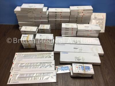 Job Lot of Synthes Surgical Screws / Instruments Including Cortex Screws, Cann. Screws, Guide Wires and Calcaneal Lock Plates (Boxed and Most In Date)