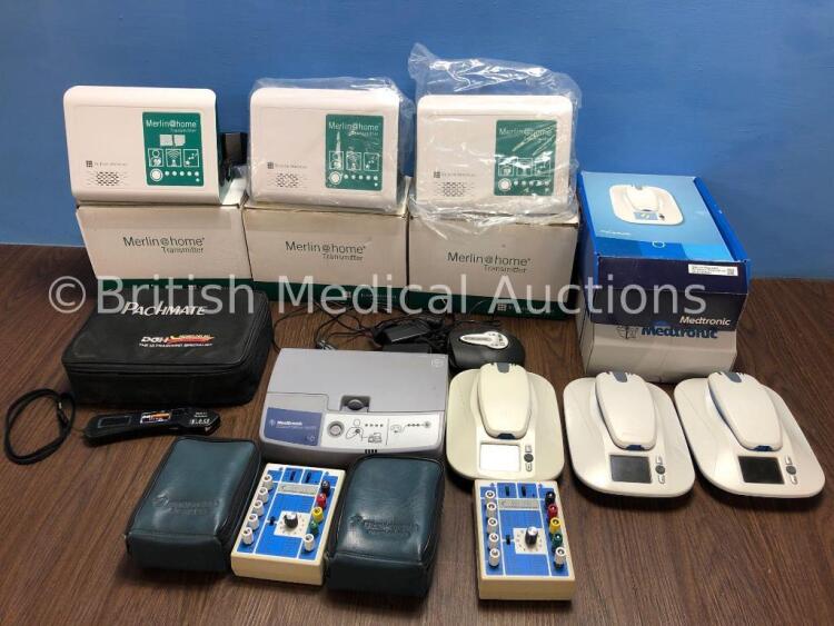 Mixed Lot Including 2 x Dynatech Nevada ECG 200 Units in Cases, 1 x DGH 55 Pachmate Pachymeter, 3 x St.Jude Merlin Home Transmitters and 4 x Medtronic