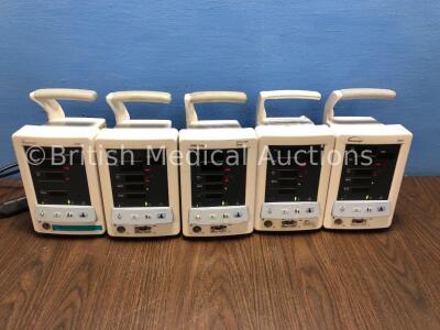 5 x Datascope Duo Patient Monitors (All Power Up)