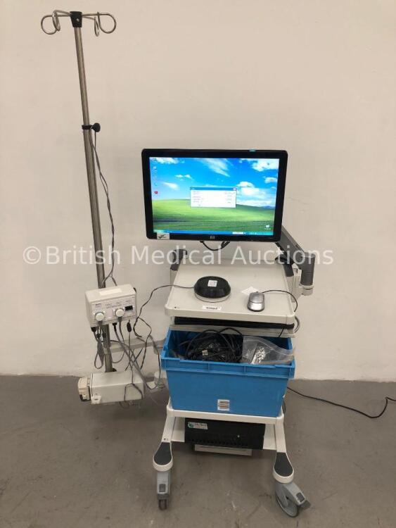 Life-Tech Urolab/Urovision System with HP Monitor,Uroflow Transducer, Patient Unit,CPU,Keyboard and Accessories (Powers Up) * Asset No FS 0098130 *