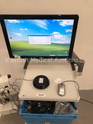 Life-Tech Urolab/Urovision System with HP Monitor,Uroflow Transducer, Patient Unit,CPU,Keyboard and Accessories (Powers Up) * Asset No FS 0098130 * - 2
