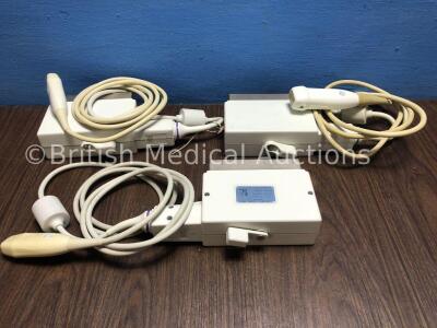 1 x GE 10S Transducer / Probe Model No 2298593-0 *Mfd 01/2002* , 1 x GE 3S Transducer / Probe Model No 2323337-0 *Mfd 05/2002* and 1 x GE 10S Transduc