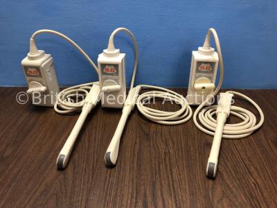 3 x Aloka 5.0 UST-9112-5 Transducers / Probes