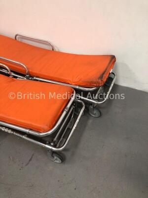 2 x Ferno 35A Series Cots with Mattresses and Straps - 2