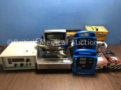 Large Mixed Lot Including 2 x Flowtron Pumps, 1 x HP Photosmart D7360 Printer, 1 x Metrohm Tester Unit, 2 x Dinamap ProCare Auscultatory Vital Signs M