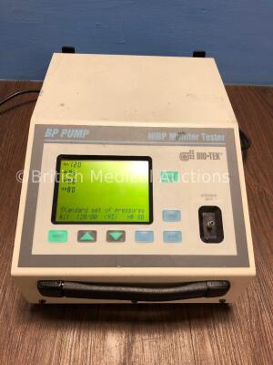 Biotek BP Pump NIBP Monitor Tester Version 2.6 (Powers Up) *85525*