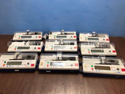 Job Lot of 9 x IVAC PCAM Syringe Pumps