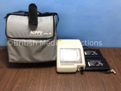 B&D Electromedical Nippy Junior + Ventilator with 2 x External Batteries in Carry Case (Powers Up - Very Good Condition)