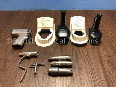 Job Lot of Stryker Instruments Including 1 x 4200 Cordless Driver 2, 1 x Wire Collet 4100-062-000, 1 x Sagittal Saw 4100-400, 1 x Synthes Drill 4100-1