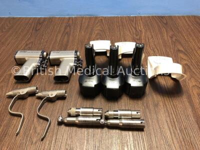 Job Lot of Stryker Instruments Including 2 x 4200 Cordless Driver 2, 2 x Wire Collet 4100-62, 2 x Sagittal Saw 4100-400, 2 x AO Small Drill 4100-110,3