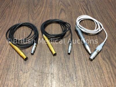 2 x Bausch and Lomb CX5810 Handpieces and 1 x Storz CX7050 Handpiece *S/N 09154 / 0573 / 00124*