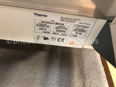 Thermo Scientific Heratherm IMH100 Heating Chamber / Incubator (Powers Up) * Mfd 2017 * * On Pallet * - 4