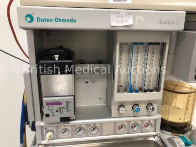 Datex-Ohmeda Aestiva/5 Anaesthesia Machine with Datex-Ohmeda SmartVent Software Version 3.5,Datex-Ohmeda Isotec 5 Isoflurane Vaporizer,Oxygen Mixer,Be - 3